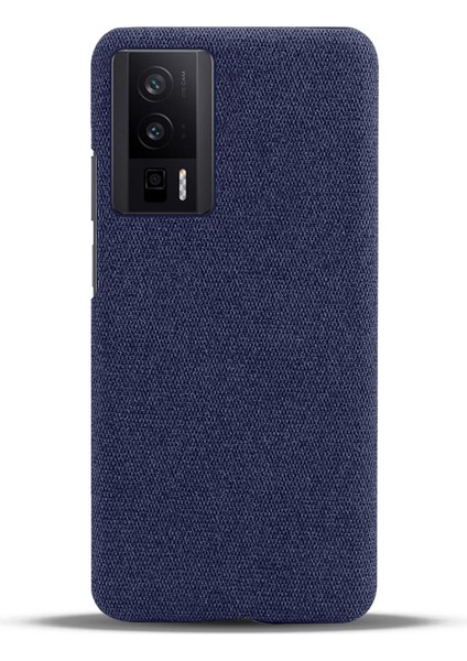 Xiaomi Poco F5 Pro 5g/redmi K60 Pro 5G/K60 5g Telefon Kılıfı Düz ​​renk Damla Damla Damlı Sert Pc+Bez Telefon Kapak Mavisi (Yurt Dışından) modelleri