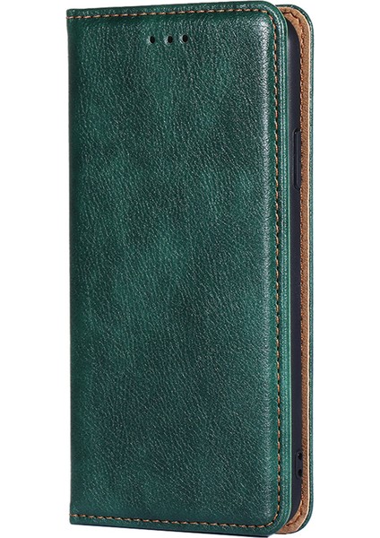 Xiaomi 12 Pro 5G/12S Pro 5g/12 Pro (Boyut) 5g Flip Pu Deri Deri Cüzdan Telefon Kapak Standı Gizli Manyetik Adsorpsiyon Folio Vaka Yeşili (Yurt Dışından) fiyatları
