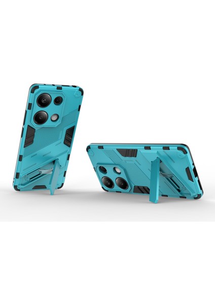 Xiaomi Redmi Note 13 Pro 4g Cep Telefonu Kılıfı Pc+Tpu Arka Kapak, Kickstand-Bebek Mavisi Için (Yurt Dışından)