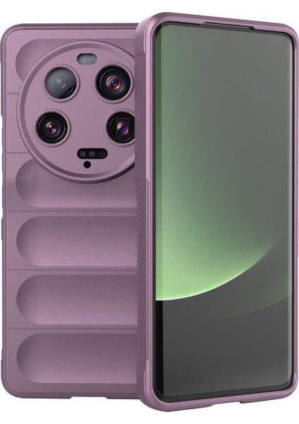 Xiaomi 13 Ultra Yumuşak Tpu Cep Telefonu Kılıf Damla Koruyucu Koruyucu Kapak Light Mor (Yurt Dışından)