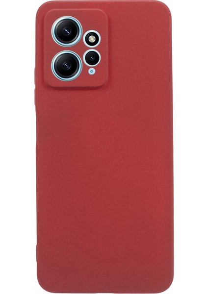 Xiaomi Için Redmi Note 12 4g Tpu Kılıfı Çift Taraflı Mat Çizelge Karşıtı Arka Kapak Kırmızısı (Yurt Dışından)