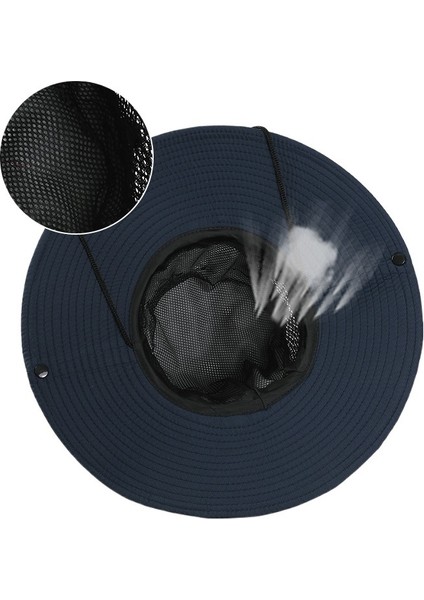 Balıkçı Şapkası Balıkçılık Güneş Koruyucu Nefes Alabilen Açık Büyük Ağızlı Dağcılık Şapkası (Yurt Dışından)