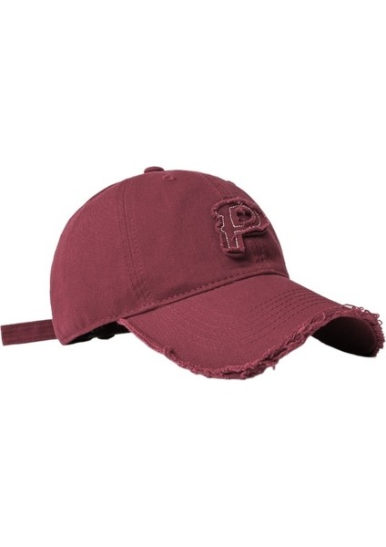 Büyük Baş Çevresi Yumuşak Üst Beyzbol Şapkası Eski Yırtık Sivri Şapka (Yurt Dışından)