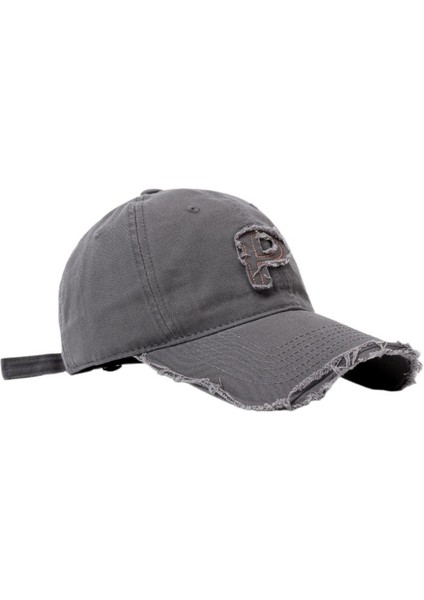 Büyük Baş Çevresi Yumuşak Üst Beyzbol Şapkası Eski Yırtık Sivri Şapka (Yurt Dışından)