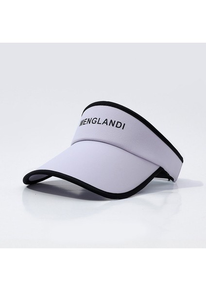 Koşu Sporları Boş Üst Güneşlik Güneş Şapkası Kadın Kapaksız Sivri Güneş Şapkası (Yurt Dışından)