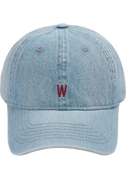 Büyük Baş Çevresi Yıkanmış, Geniş Kenarlı, Sivri Uçlu, Kadın Derinleştirilmiş Eski Kot Beyzbol Şapkası (Yurt Dışından)