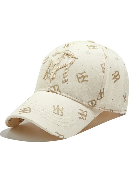 Işlemeli Pamuklu Beyzbol Şapkası Gündelik Çok Yönlü Şapka (Yurt Dışından)