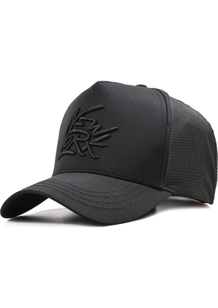 Yaz Yüksek Top Büyük Baş Çevresi Beyzbol Şapkası Çabuk Kuruyan Güneşlik Sivri Uçlu Kap Erkekler (Yurt Dışından)