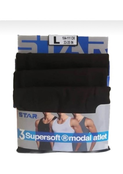 Erkek Modal Atlet 3'lü 201