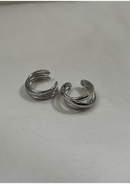 Tekno Trust Metal Sarmal 2'li Yüzük Gümüş modelleri