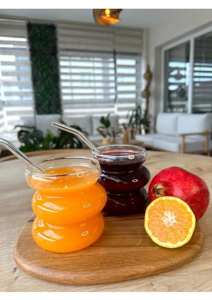 Isıya Dayanıklı Borosilikat Bardak Kahve ve Sunum Bardağı Üzüm Model 470Ml.