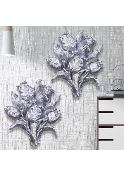 Tulipa Dekoratif Çiçek Gümüş