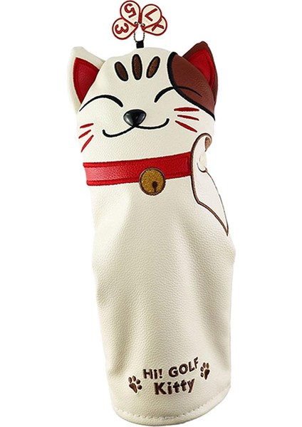 Lucky Cat Golf Baş Örtüsü 1 3 5 Fairway Hibrit Baş Örtüsü 3 5 Fairway Örtüsü (Yurt Dışından)