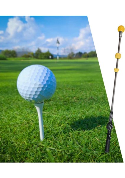 Golf Salıncak I Ayarlanabilir Salıncak Çubuğu Tempoyu Iştirir Düzeltme Sarı (Yurt Dışından)