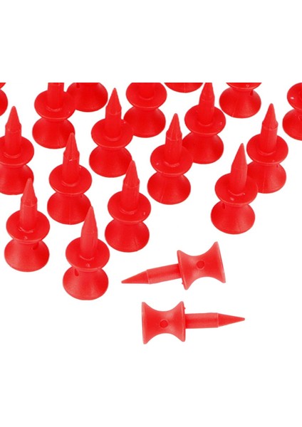 25 Golf Tees Açı Sürüş Iğı Paspaslar Için Golf Araçları Kırmızı (Yurt Dışından) fırsatları