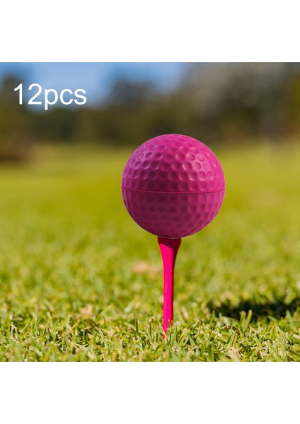 12X Pu Sünger Uygulama Golf Topları Ekipman Golf Oyunları Vuruş Için Pratik (Yurt Dışından)