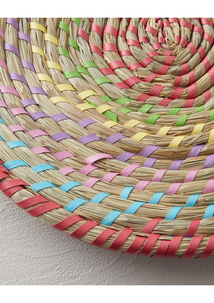 Exotic Lines Hasır Duvar Aksesuarı Multicolor fırsatları