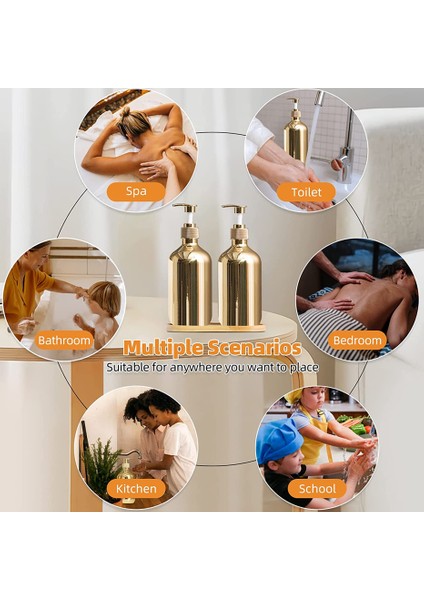 Bordo Tarzı 300 ml ml Sabunluk Galvanik Gümüş Altın Doldurulabilir Pet Depolama Şişesi Şampuan Vücut Yıkama El Banyo Dispenseri (Yurt Dışından) fırsatları