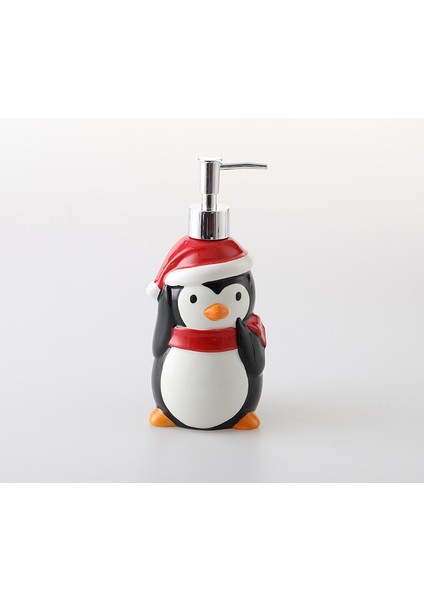 Penguen Tarzı Seramik Losyon Şişesi Bearpenguinsnowman Noel Sabunluk El Dezenfektanı Şişeleri Şampuan Şişesi Duş Jeli Şişeleri (Yurt Dışından)