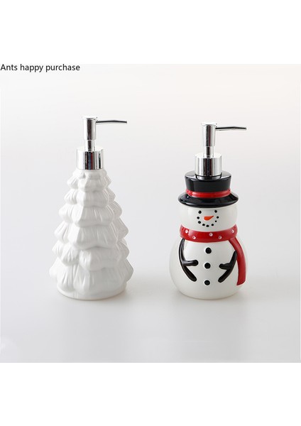 Penguen Tarzı Seramik Losyon Şişesi Bearpenguinsnowman Noel Sabunluk El Dezenfektanı Şişeleri Şampuan Şişesi Duş Jeli Şişeleri (Yurt Dışından) fırsatları