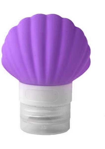 Mor Tarzı 90ML ml Şişe Silikon Kozmetik Şişelenmiş Şampuan Depolama Şişeleri Seyahat Için Yumuşak Taşınabilir Conchas Flakon Noktaları Şişe (Yurt Dışından)
