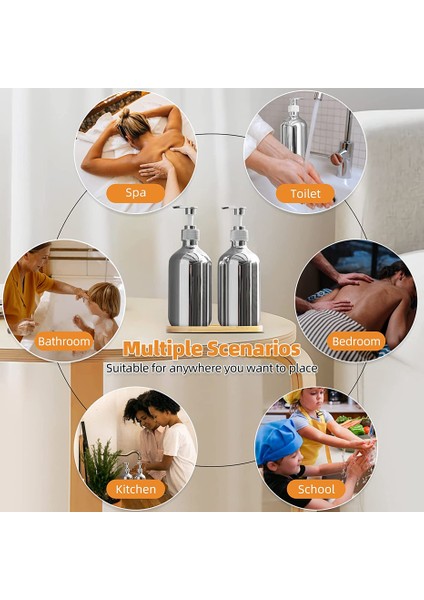 Çoklu Stil 300 ml Galvanik Sabunluk Gümüş Altın Pet Depolama Şişesi Şampuan Şişesi Vücut Yıkama El Doldurulabilir Şişe ml (Yurt Dışından) indirimleri