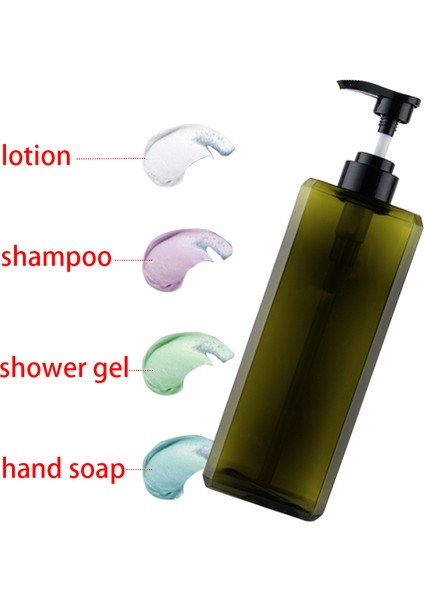 Kahverengi Tarzı 800ML ml Sabunluk Şişesi Büyük Kapasiteli Losyon Dispenseri Itme Tipi Banyo Şampuanı Vücut Yıkama Şişesi Doldurulabilir Şişe (Yurt Dışından) indirimleri