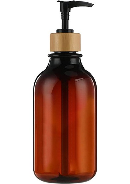 D Tarzı Sıvı Sabunluk Mat Siyah Bulaşık Sabunu ve El Sabunu Ahşap Pompa Şişesi Losyon Kabı Doldurulabilir Kavanoz Mutfak Dekor Için (Yurt Dışından)