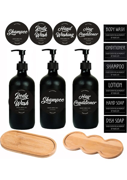 D Tarzı Sıvı Sabunluk Mat Siyah Bulaşık Sabunu ve El Sabunu Ahşap Pompa Şişesi Losyon Kabı Doldurulabilir Kavanoz Mutfak Dekor Için (Yurt Dışından) fiyatları