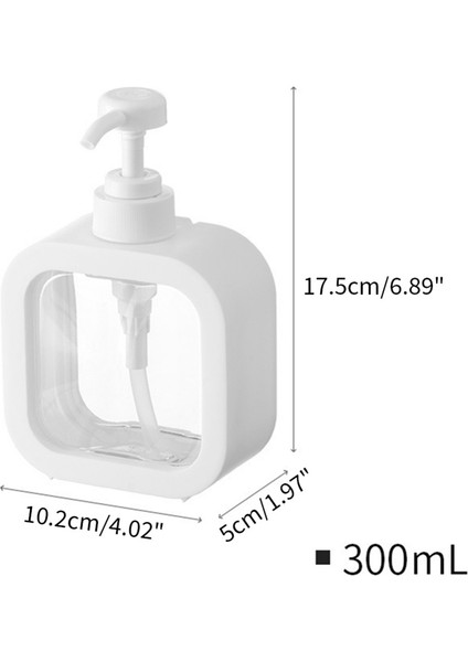 300 ml Tarzı Şeffaf Köpük Sabunluk ml Köpük El Sabunu Bulaşık Sıvı Konteyner Plastik Pompa Şişesi Mutfak Banyo Dağıtıcıları Için (Yurt Dışından)