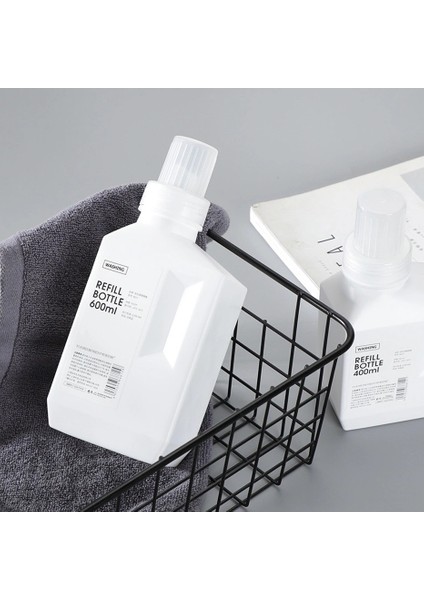 Çikolata Tarzı Çamaşır Deterjanı Saklama Şişesi Banyo Doldurulabilir Büyük Kapasiteli Yumuşatıcı Sıvı Dispenseri Çamaşır Malzemeleri ml (Yurt Dışından) indirimleri