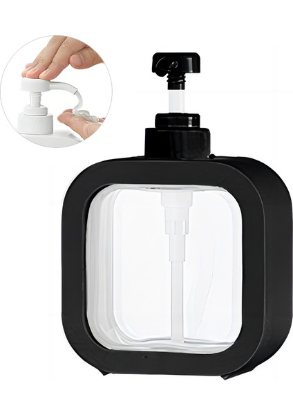 Dağıtıcı-Siyah Tarzı 300 ml Losyon Dispenseri Köpük Şampuan Şişeleri Eller Yemekleri Çamaşır Deterjan Dispenseri Konteyner Banyo Mutfak Sabun Organizatör (Yurt Dışından)