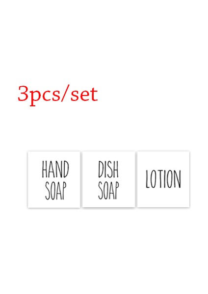 D Tarzı 500 ml Banyo Sabunluk Şişe Şampuan Losyon Vücut Yıkama Kabı Su Geçirmez Etiket Doldurulabilir Plastik Boş Şişe (Yurt Dışından)