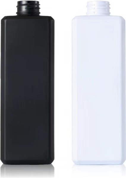Siyah Stil Banyo Sabunluk Kare Şeffaf Boş Şişe Şampuan Said Duş Jeli Plastik Losyon Alt Şişe 500 ml (Yurt Dışından) modelleri