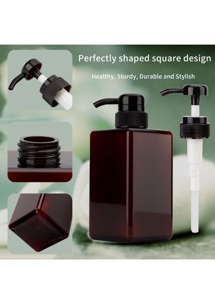 Mavi Stil 100ML Seyahat Boş Losyon Pompa Şişesi Banyo Doldurulabilir Kare Plastik Dağıtıcı Uçucu Yağ Sabunu Losyon Şampuan Kremi (Yurt Dışından) modelleri