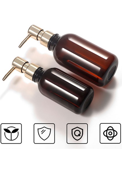 Etiket-Altın Tarzı 500 ml ml Şampuan Dispenser Şişesi Gümüş Altın Pompa ile Yeniden Kullanılabilir Doldurulabilir Plastik Şişe Banyo Mutfak Çiftlik Evi Dekor Için (Yurt Dışından) indirimleri