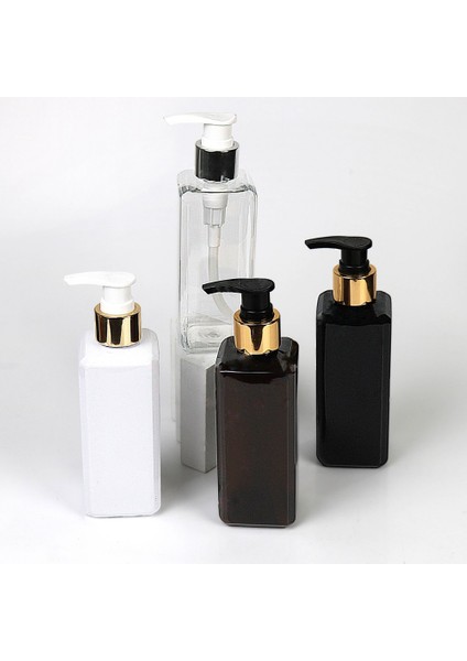 Beyaz Stil 250 ml Banyo Sabunluk Doldurulabilir Şampuan Duş Jeli Losyon Şişesi Çok Amaçlı Sıvı Saklama Kabı Şişeleri (Yurt Dışından) fiyatları