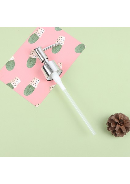 Gümüş Tarzı Ev Dıy Sabun Pompası Sıvı Dağıtıcı Yedek Kafa Kavanoz Tüp 28 Konu Standart Pompa Kapağı Kapağı Sıvı Sabunluk (Yurt Dışından)