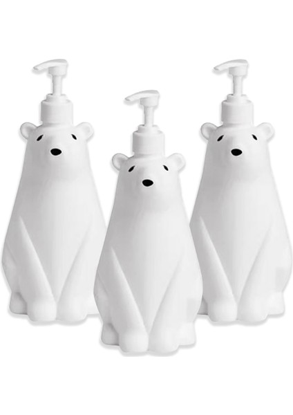 450 ml Tarzı Kutup Ayısı Banyo Sabunu Şişesi Duş Jeli Bulaşık Sabunu El Dezenfektanı Ayrı Şişeleme Büyük Kapasiteli Pres Şişesi (Yurt Dışından) fiyatları