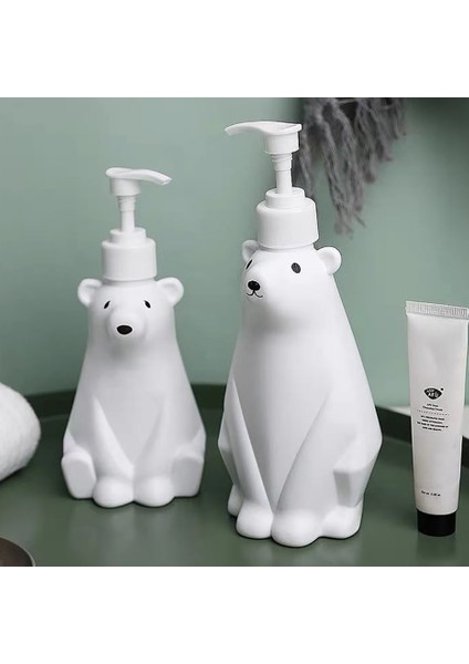 450 ml Tarzı Kutup Ayısı Banyo Sabunu Şişesi Duş Jeli Bulaşık Sabunu El Dezenfektanı Ayrı Şişeleme Büyük Kapasiteli Pres Şişesi (Yurt Dışından) fırsatları