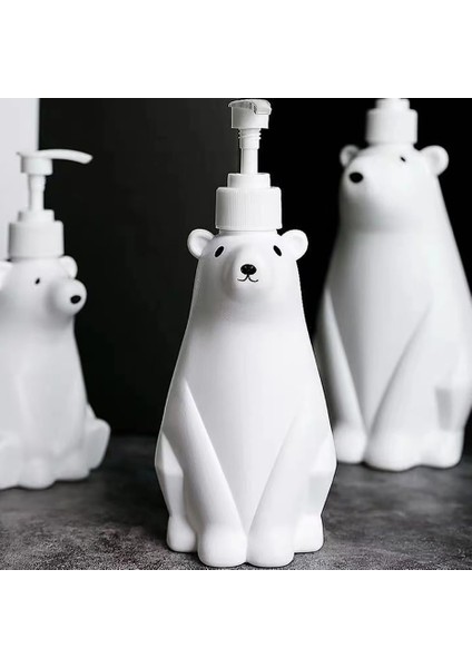 450 ml Tarzı Kutup Ayısı Banyo Sabunu Şişesi Duş Jeli Bulaşık Sabunu El Dezenfektanı Ayrı Şişeleme Büyük Kapasiteli Pres Şişesi (Yurt Dışından) indirimleri