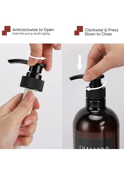 Siyah Stil 500 ml Sabunluk Şampuan Kremi Vücut Yıkama Şişeleri Doldurulabilir Losyon Pres Şişesi Banyo Depolama Şişesi (Yurt Dışından) fırsatları