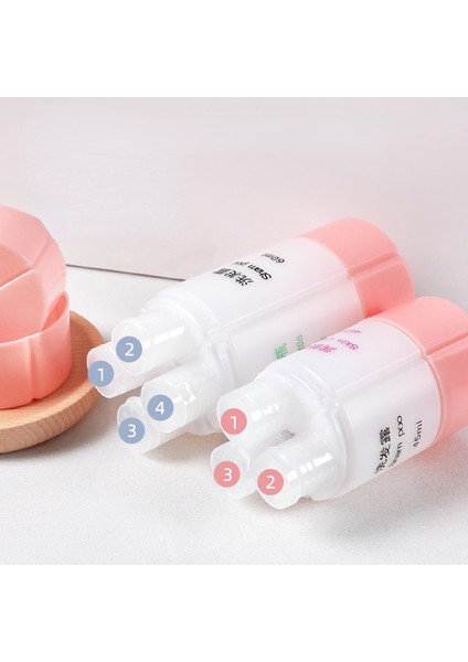 Erik Tarzı Seyahat Alt Şişeleme Dördü Bir Arada Taşınabilir Set Şampuan Duş Jeli Losyon Doldurulabilir Şişeler Cosmetream Dispenser (Yurt Dışından) fırsatları