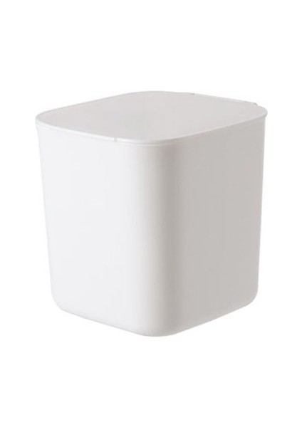 Beyaz Stil Tezgah Saklama Kutusu Çamaşır Boncuk Konteyner Çok Kullanımlı Çamaşır Tozu Kapaklı Kutu Yıkama Odası Organizatör (Yurt Dışından)