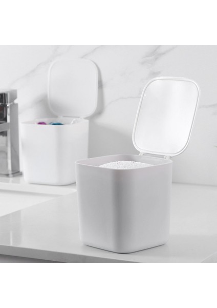 Beyaz Stil Tezgah Saklama Kutusu Çamaşır Boncuk Konteyner Çok Kullanımlı Çamaşır Tozu Kapaklı Kutu Yıkama Odası Organizatör (Yurt Dışından) fırsatları