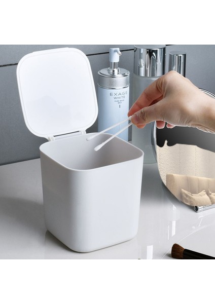 Beyaz Stil Tezgah Saklama Kutusu Çamaşır Boncuk Konteyner Çok Kullanımlı Çamaşır Tozu Kapaklı Kutu Yıkama Odası Organizatör (Yurt Dışından) indirimleri