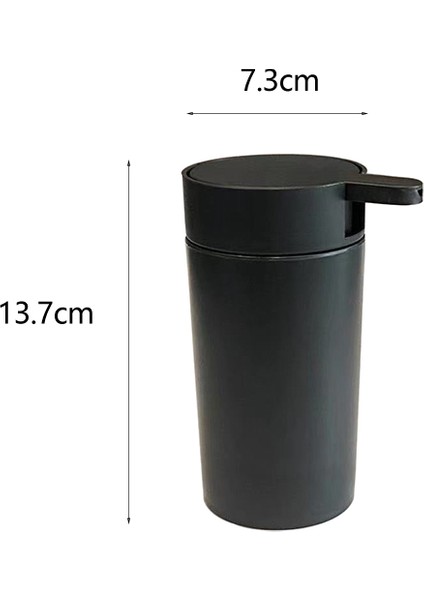 Siyah Stil 320 ml Plastik Banyo Sıvı Sabunluklar Banyo Aksesuarları El Temizleyici Duş Jeli Şampuan Şişesi (Yurt Dışından) fırsatları