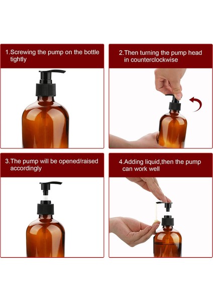 240 ml Tarzı Kahverengi Cam Sabunluk 240ML 480ML Banyo Teslimat Şişesi Şampuan Duş Jeli Saç Kremi Basit Basın Pompa Şişesi (Yurt Dışından) fiyatları