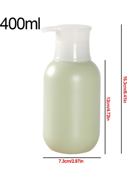 Yeşil Stil 400 ml 400 ml Tombul Sabunluk Şişeleri Şampuan Duş Jeli Vücut Losyonu Alt Şişelenmiş Banyo Saklama Kabı (Yurt Dışından)