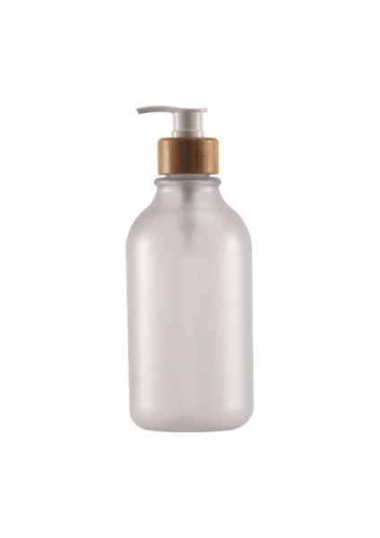 Kumral Stili 300 ml Banyo Dağıtıcıları Doldurulabilir Şampuan Duş Jeli Şişe Sabunluk Basın Tipi Boş Şişe Seyahat Şişeleri Su Geçirmez Etiketler (Yurt Dışından)